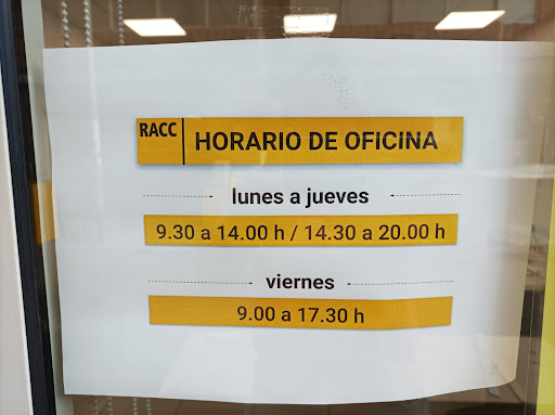 RACC Autoescola L'Hospitalet de Llobregat Collblanc